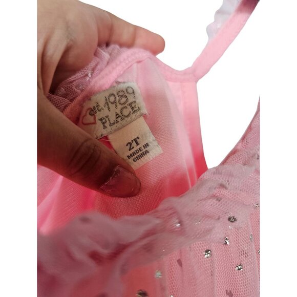 Childs Pink Sparkle Dress - Picture 2 of 3